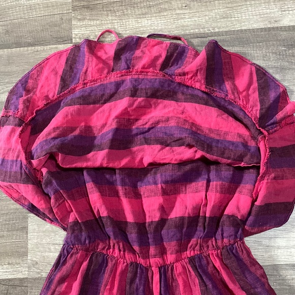 Self Contrast stripe Romper - Picture 3 of 8